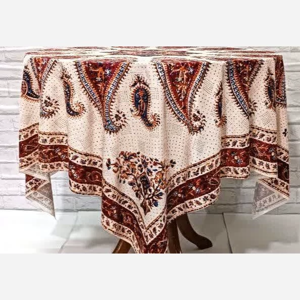 رومیزی قلمکاری مخمل(کرایه در مقصد)